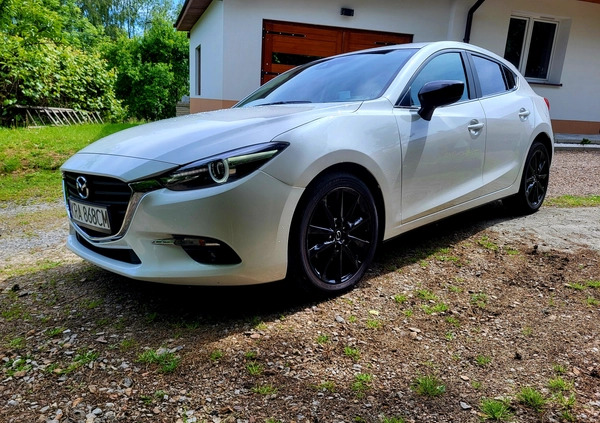 Mazda 3 cena 62900 przebieg: 102000, rok produkcji 2017 z Węgrów małe 232